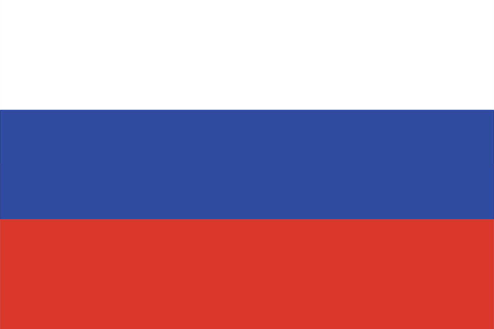 Rusland Vlag - Sticker