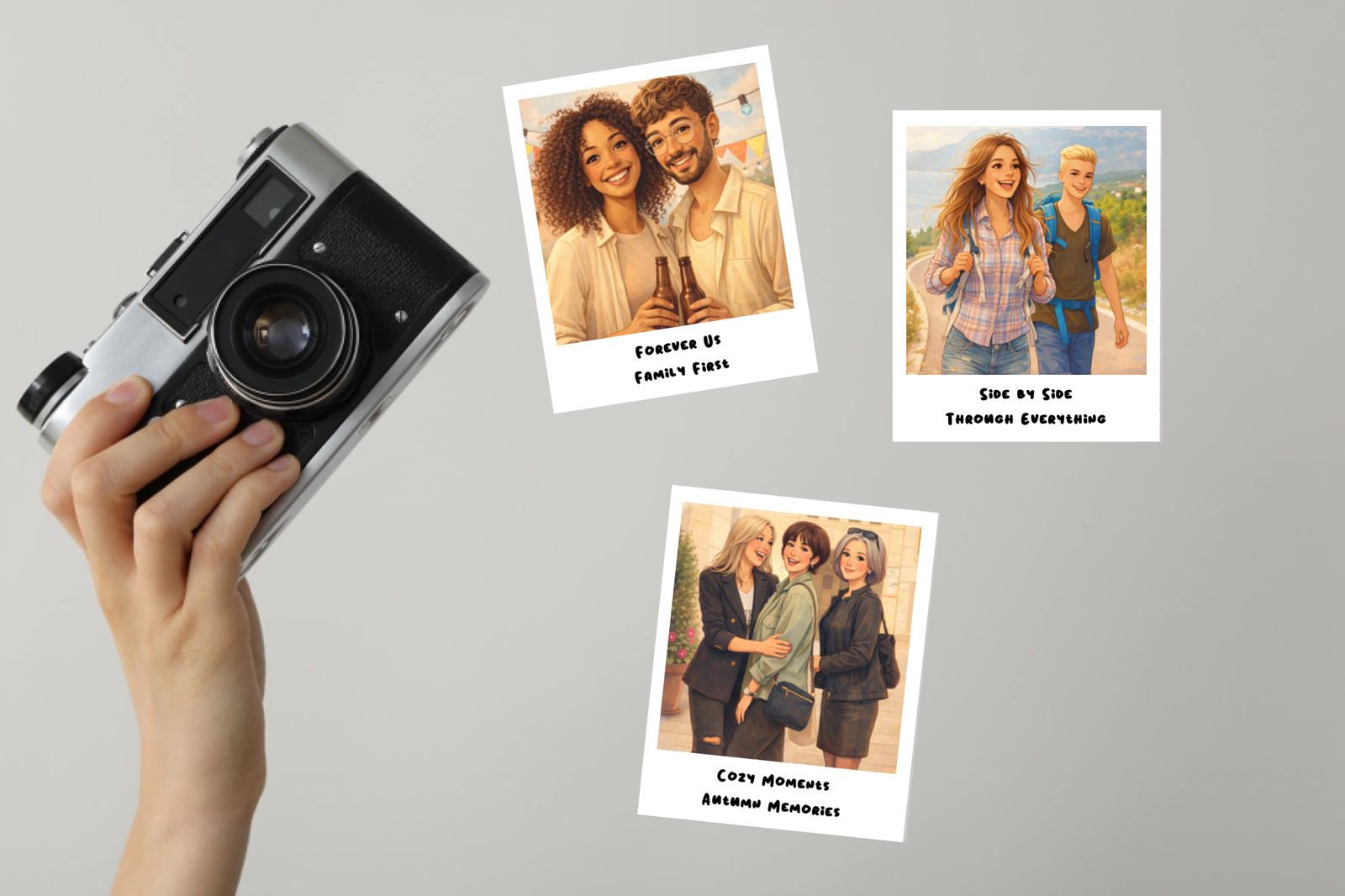 Polaroid Stickers Groot 10.8x8.8 cm - Storybook AI, 16-pack