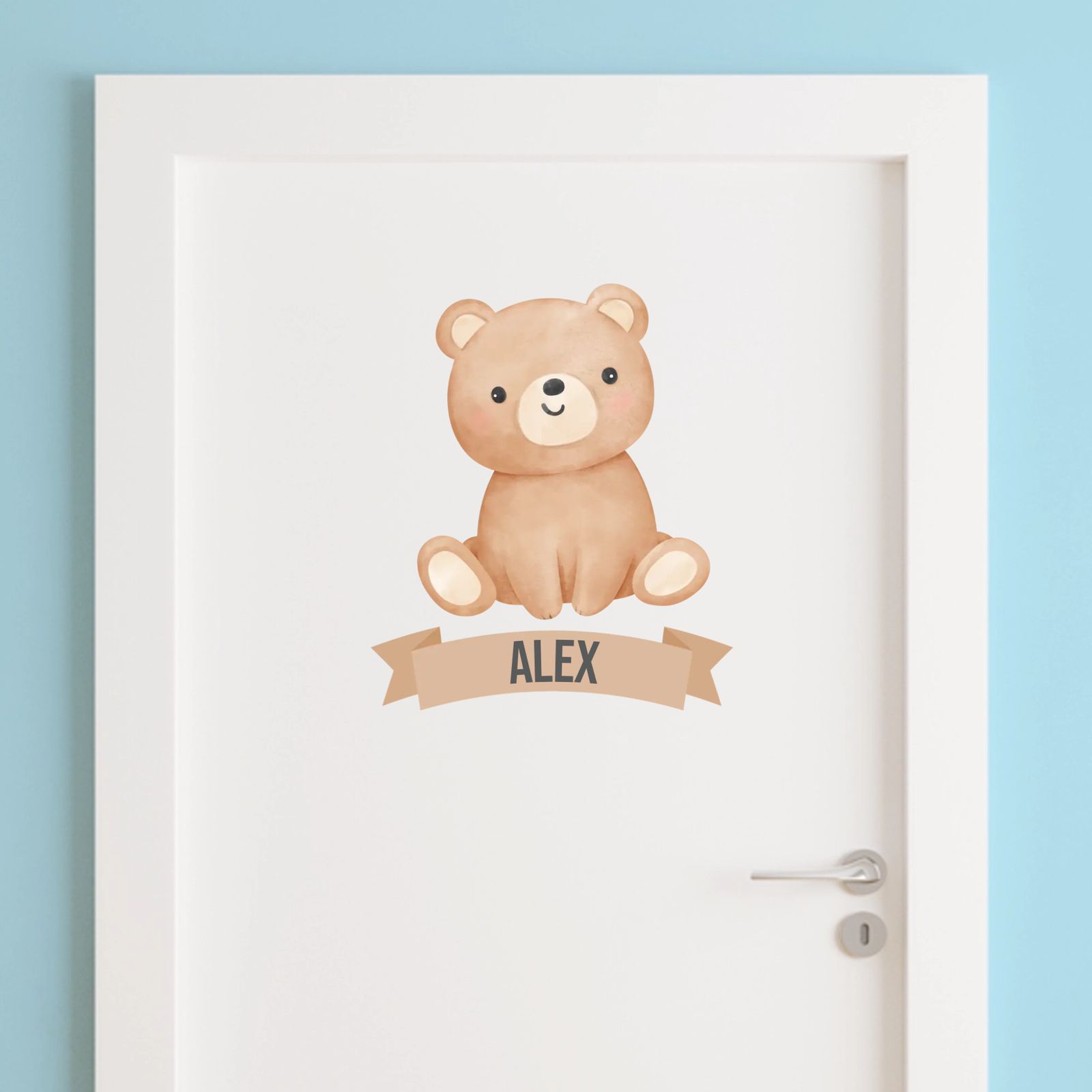 Deur Sticker - Schattige Beer Ontwerp