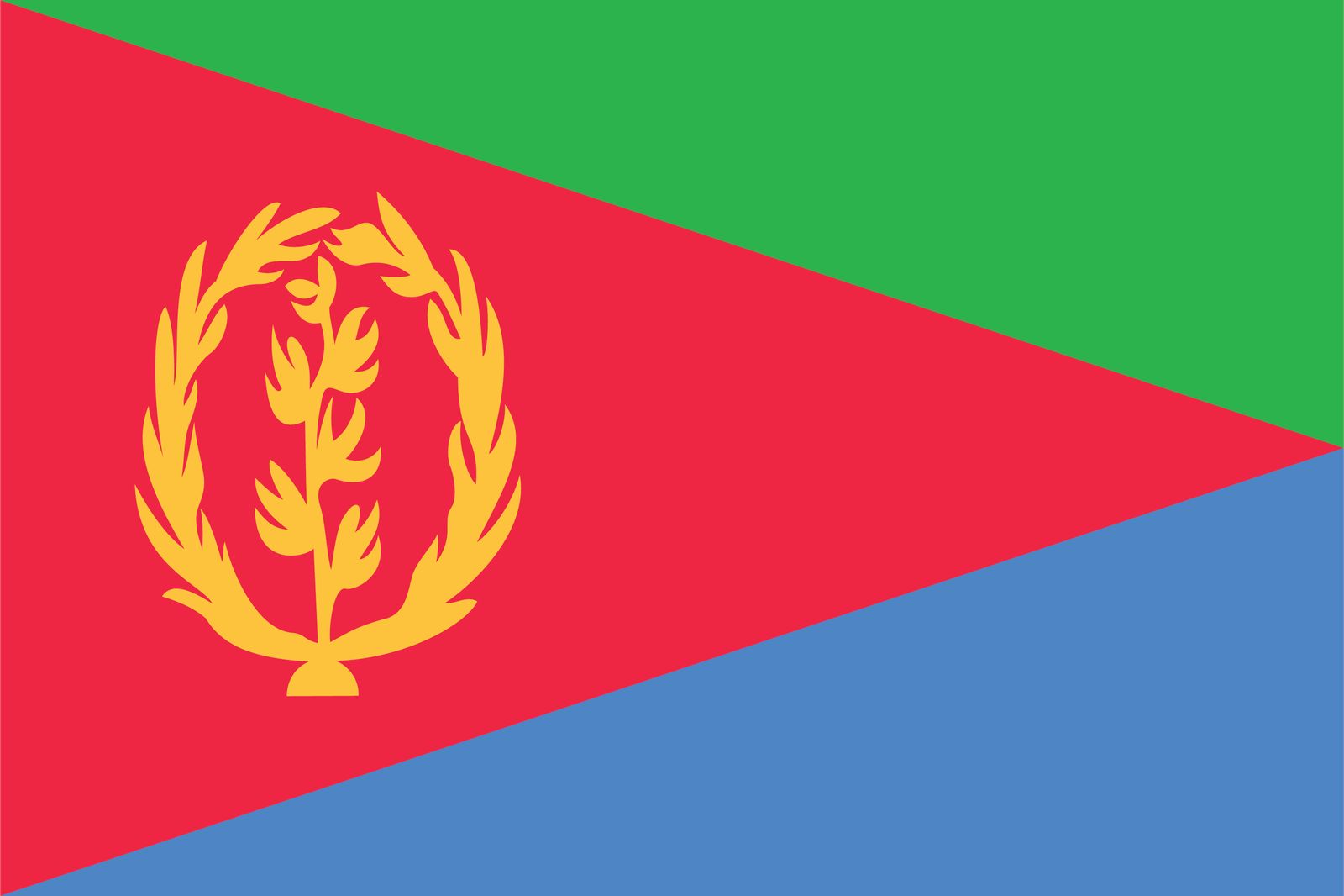 Eritrea Vlag - Sticker