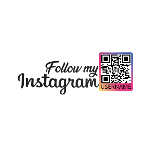 Aangepast label - Persoonlijke Sticker – Codeontwerpers – Instagram