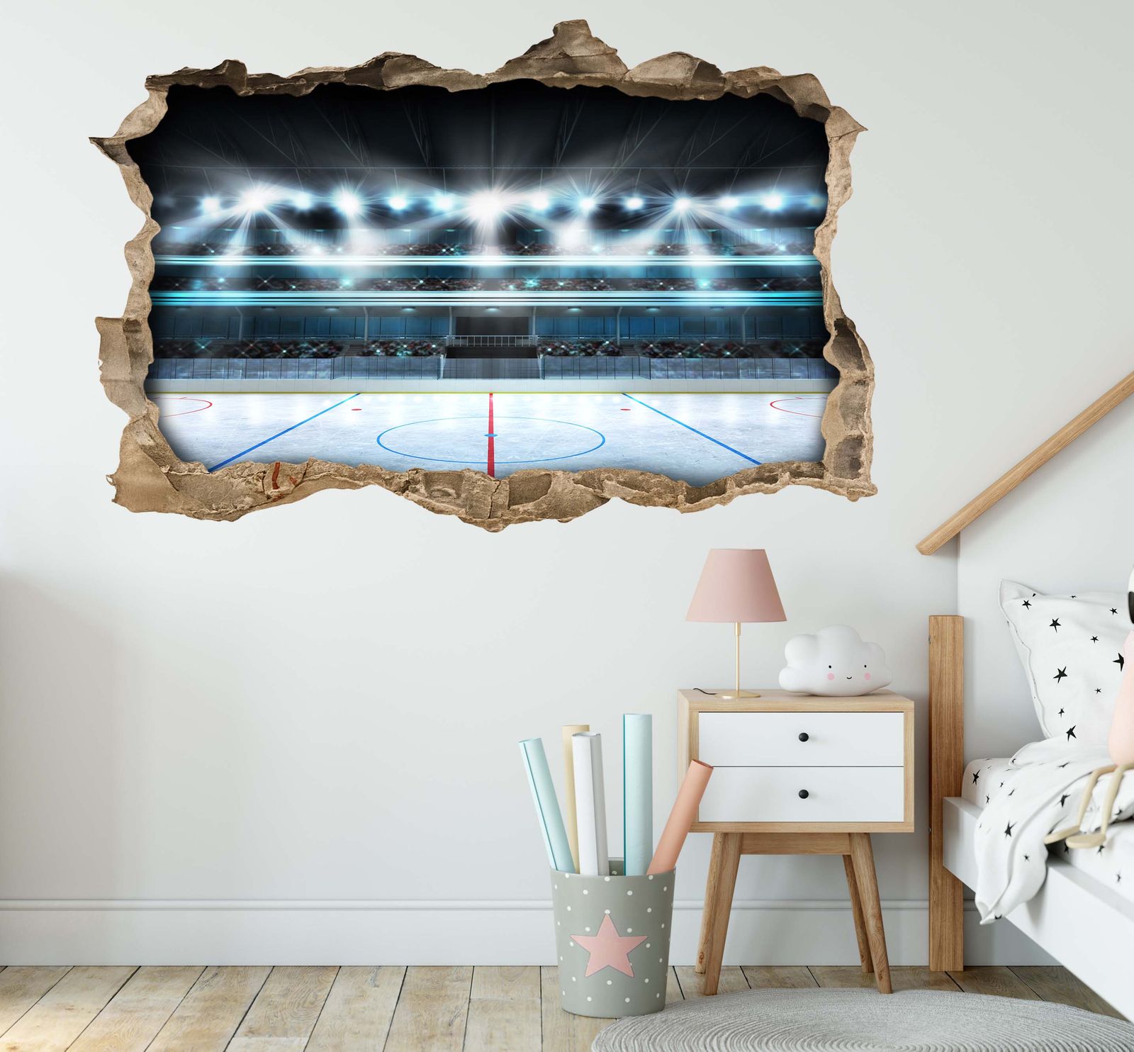 Muursticker - IJshockey Rink