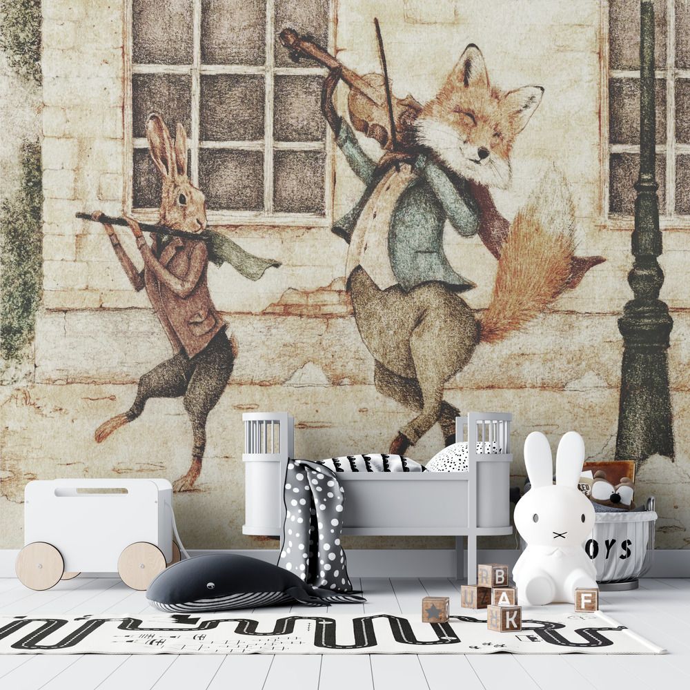 Behang - Fox Rabbit Concert